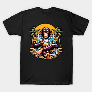 Tropical Monkey | T Shirt Design T-Shirt